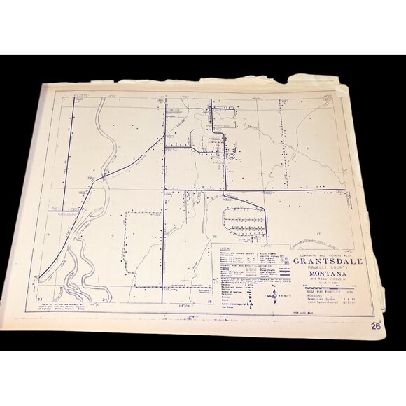 Vintage Ravalli County Montana Road Index Map Book – 1st Edition 49 Pages 24"x18 - Picture 8 of 9